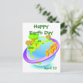 Dag van de Aarde Briefkaart (Staand voorkant)