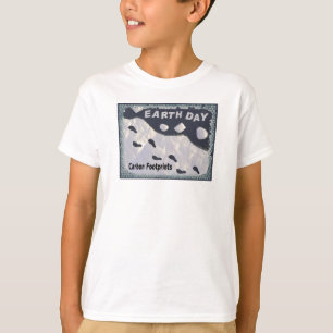 Dag van de Aarde - Carbon Footprints T-shirt