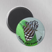 Dag van de Aarde Elke dag Blauwe Wave Butterfly Fo Magneet