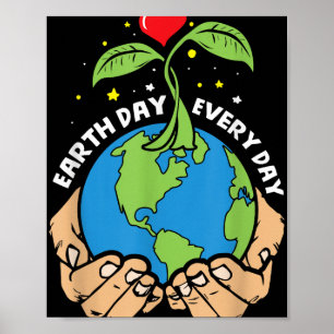 Dag van de Aarde elke dag - Climate Strike & Camp; Poster
