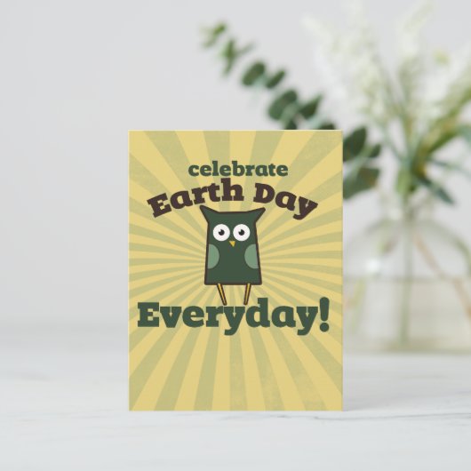 Dag van de Aarde Elke dag Eeuwen Briefkaart (Staand voorkant)