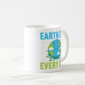 Dag van de Aarde Elke dag Koffiemok (Voorkant rechts)