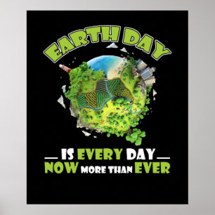 Dag van de Aarde elke dag Poster