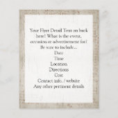 Dag van de Aarde elke dag, Regenboog van de Retro Flyer (Achterkant)