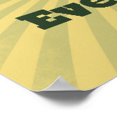 Dag van de aarde elke dag vieren poster (Hoek)