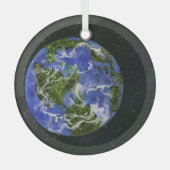 Dag van de Aarde Glas Ornament (Voorkant)