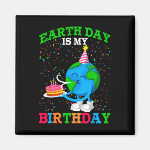 Dag van de Aarde Het is mijn verjaardag Planeet Ve Magneet