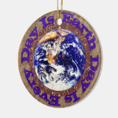 Dag van de Aarde Keramisch Ornament (Links)