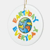 Dag van de Aarde Keramisch Ornament (Links)
