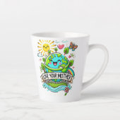 Dag van de Aarde Latte Mok (Rechts)