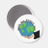 Dag van de Aarde Magneet (Voorkant / Achterkant)
