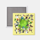 Dag van de Aarde Magneet (Voorkant / Achterkant)