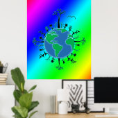 Dag van de Aarde Poster (Thuiskantoor)