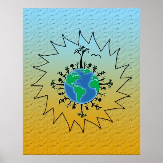 Dag van de Aarde Poster (Voorkant)