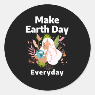 Dag van de Aarde Ronde Sticker