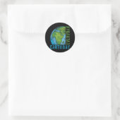 Dag van de Aarde Ronde Sticker (Tas)