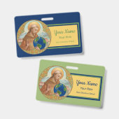 Dag van de Aarde & Sint Franciscus van Assisi (Sti Badge (Voor- en achterkant)