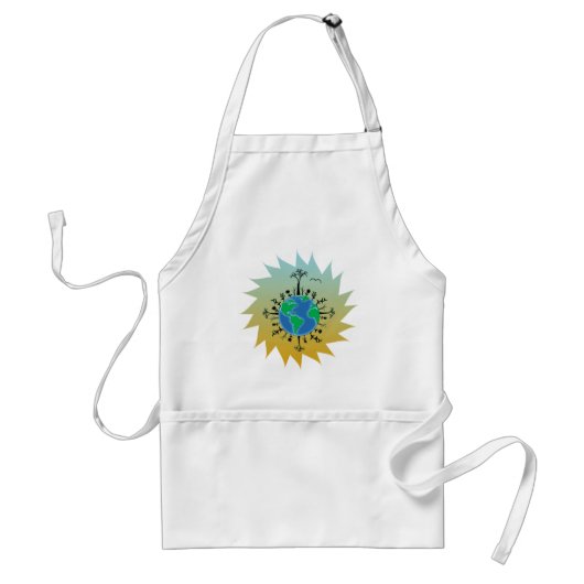Dag van de Aarde Standaard Schort (Voorkant)