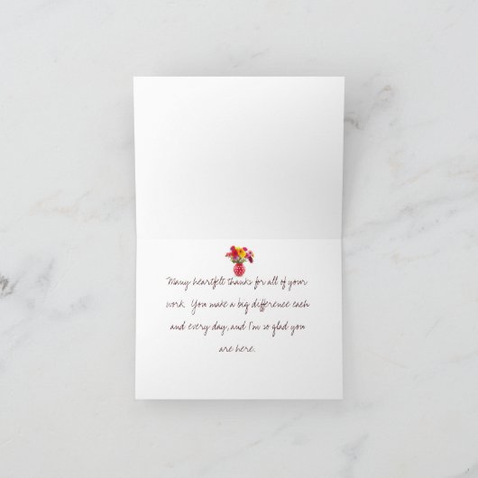 Dag van de Administratieve Professionals Kaart (Binnen)