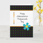 Dag van de Administratieve Professionals Wenskaart Kaart (Gele Bloem)