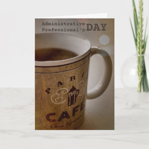 Dag van de Administratieve Professionele Dank u Ca Bedankkaart