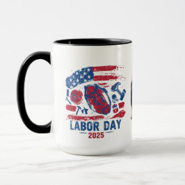 Dag van de Arbeid 2025 Sport Mok – Hard werken Pla