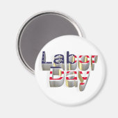 Dag van de Arbeid - 6 september Magneet (Voorkant / Achterkant)