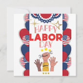 Dag van de Arbeid Kaart (Voorkant)