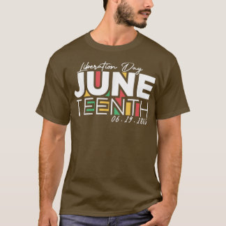dag van de bevrijding - juni 1865 t-shirt