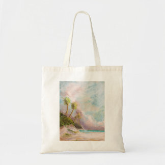 Dag van de bewolking aan de kust tote bag