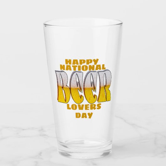 Dag van de bierliefhebbers glas (Voorkant)