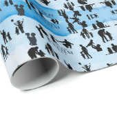 Dag van de Blauwe Schaduwvaders Cadeaupapier (Rol Hoek)