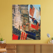 Dag van de bondgenoten, mei 1917 canvas afdruk (Insitu (Woonkamer))