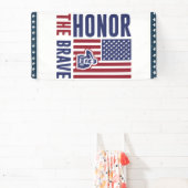 Dag van de dappere veteranen | patriottisch leger spandoek (Insitu)