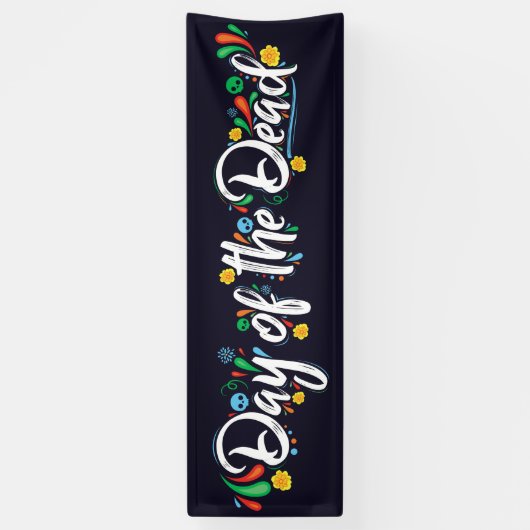 Dag van de dode banner (Verticaal)