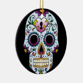 Dag van de Dode Blauwe Ornament van de Suiker (Rechts)