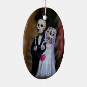 Dag van de dode bruiloft keramisch ornament (Rechts)