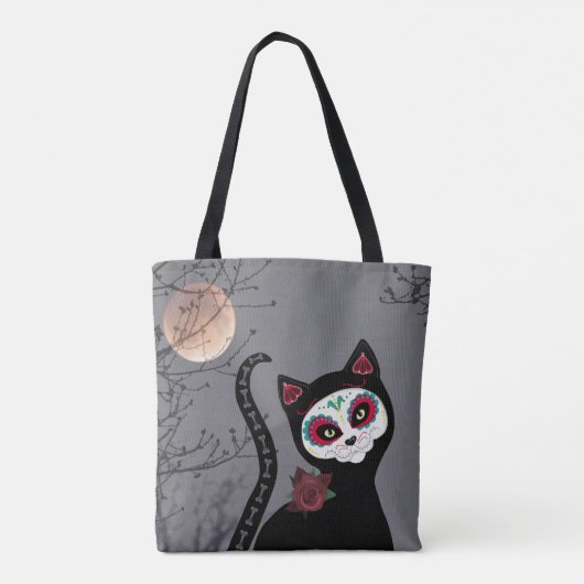 Dag van de dode Canvas tas (Achterkant)