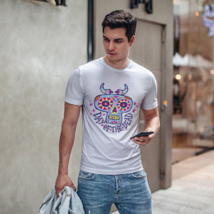 Dag van de dode Cartoon T-shirt