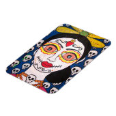 Dag van de dode Catrina flexibele magneet (Linkerzijde)