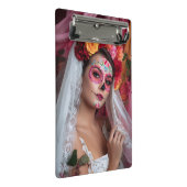 Dag van de Dode Catrina Notitieboek Mini Klembord (Schuin)