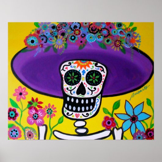 DAG VAN DE DODE CATRINA-SCHILDING POSTER (Voorkant)