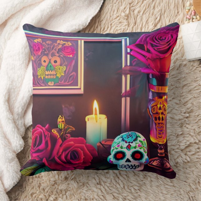 Dag van de Dode Decor Kussen (Deken)