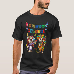 Dag van de dode dia de los Muertos Mexicaanse sche T-shirt