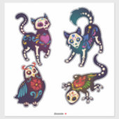 Dag van de Dode Dieren Sticker (Vel)