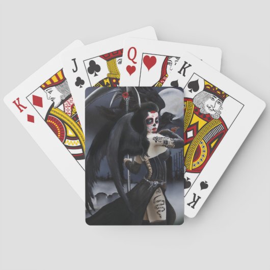 Dag van de dode engel pokerkaarten (Achterkant)