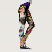 Dag van de dode Floral Leggings (Rechts)