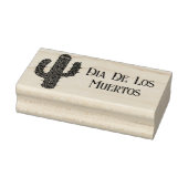 Dag van de Dode Gelukkige Cactus Custom Rubberstempel (Stempel)