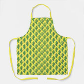 Dag van de Dode Gelukkige Cactus Patterned Schort (Voorkant)