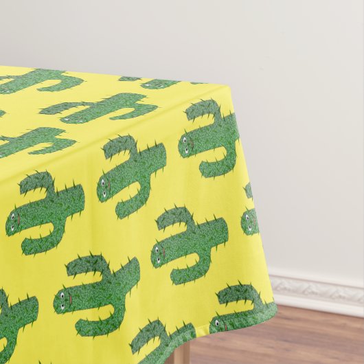 Dag van de Dode Gelukkige Cactus Patterned Tafelkleed (Voorbeeld)